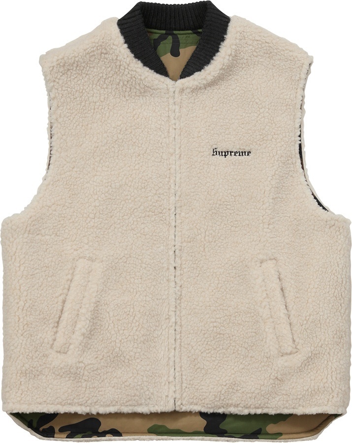 Sherpa Fleece Reversible Work Vest view 12